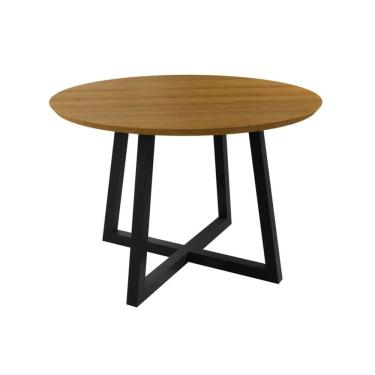 Imagem de Mesa para Área Gourmet Redonda Laminada - Coliseu-1,20m - Paonanda Decor