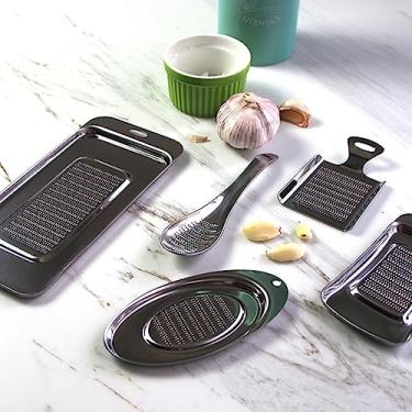 Imagem de Ferramentas de Cozinha de Cozinha Ralador de Gengibre de Aço Wasabi Ferramentas de Moagem de Alho Ralador de Queijo Não Se Decompõe Facilmente Formato Retangular Quadrado Ralador