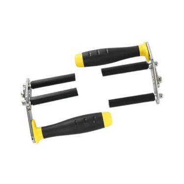 Imagem de Generic 2x Elevador de placa de gesso portátil para painel de madeira compensada 1 par de alças para transporte de carga