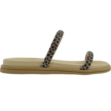Imagem de Tamanco Feminino Casual Conforto Com Strass Beira Rio 8488.105