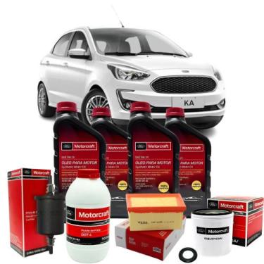 Imagem de Kit Troca 5w30 Completo Ford Ka 1.0 1.5 2014 2015 2016 2017 2018 Origi