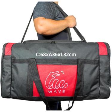 Imagem de Bolsa De Viagem Mala Trabalho Sacola Grande Reforçada GG - WAVE SHOP, 