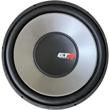 Imagem de Alto Falante Bass Sub 12 Pol 175w Etm 4 Ohms Subwofer Grave, Cinza