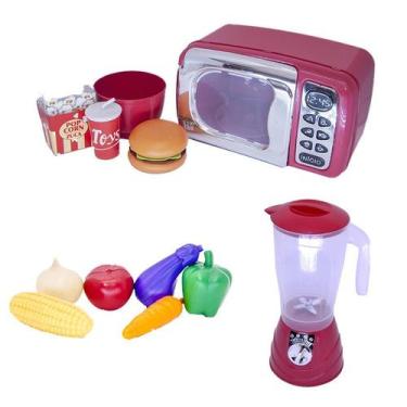 Imagem de Menino Cozinha Eletro Chefe Comida Liquidificador Legume 12p - Altimar