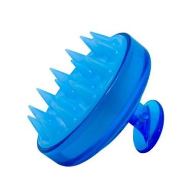 Imagem de Escova Capilar Massageadora Para Couro Cabeludo Marco Boni, Azul