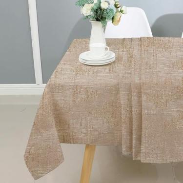 Imagem de Majestic Giftware Toalha de mesa jacquard para mesas retangulares (TBEGD-5490) | Bermudas - capa de mesa de jantar com design elegante dourado | Toalha de mesa decorativa macia e lavável para casa,