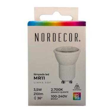 Imagem de Lâmpada de Led Sof Mini Dicroica 3,5W 2700K 36 IRC 95 GU10 Bivolt - MB