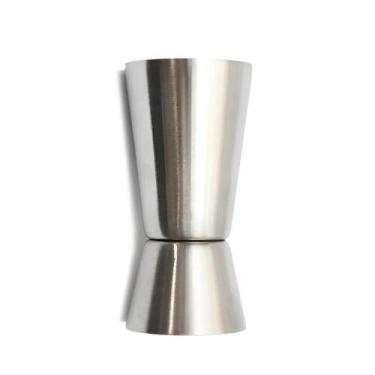 Imagem de Dosador De Bebidas Duplo 50/25 Ml Inox - Ad - Ad Importação