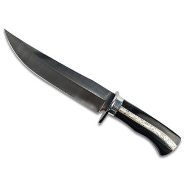Imagem de Faca Esportiva Taue G49 Full Tang Cabo Artesanal em Madeira e Metal (3