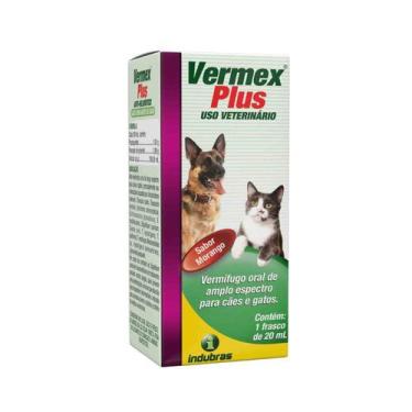 Imagem de V Vermex Plus Frasco 20ml - Indubras