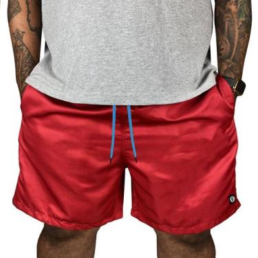 Imagem de Short Praia Masculino Extra Plus Size Elástico Com Cordao - MP Moda Ma