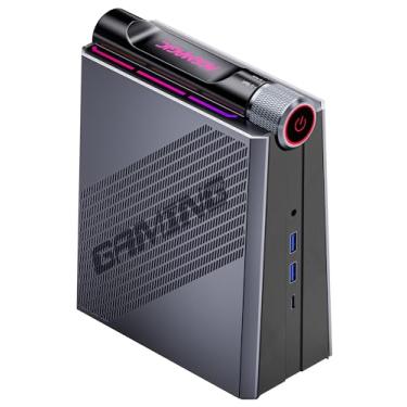 Imagem de ACEMAGIC AM08Pro Mini PC para jogos Ryzen 9 6900HX+ AMD Radeon 680M (até 4,9 GHz) Mini computadores 32GB DDR5 1TB NVMe SSD Mini PC [3 modos/luzes RGB] Mini computador de mesa/WiFi6/BT5.2/4K UHD