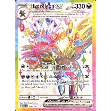 Imagem de Carta Pokémon - Hydreigon Ex 223/191 - Fagulhas Impetuosas - Copag