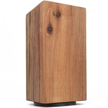 Imagem de Azauvc Bloco de Faca com Ímãs Fortes, Porta-Faca Magnético 360 Sem Facas, Expositor e Rack de Armazenamento Sem Facas