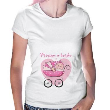 Imagem de Baby Look Menina a bordo - Foca na Moda, Branco, G