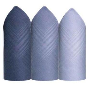 Imagem de Lenço de bolso masculino premier presidente caixa vermelha com 3 unida