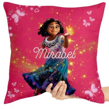 Imagem de Almofada 45x45 cheia Encanto Mirabel rosa - Empório Dutra