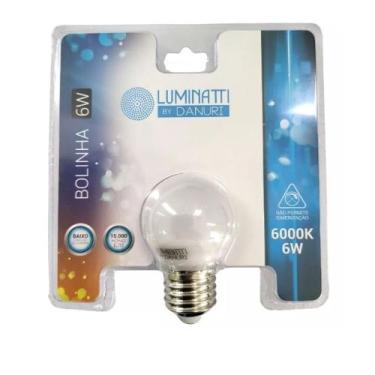 Imagem de Lâmpada Bolinha G45 Led 6w 6000k E27 Bivolt LM169 Luminatti