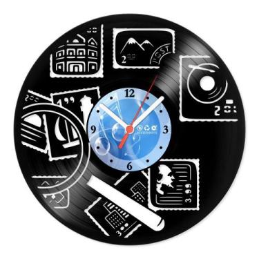 Imagem de Relógio De Parede Disco Vinil Profissões - Pesquisador - VPR-029 - Mod