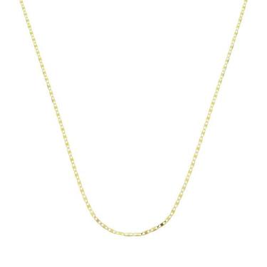 Imagem de Colar Feminino 45cm Corrente Ouro 18k Piastrine 2mm - DR Joias