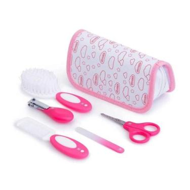 Imagem de Kit higiene recem nascido cuidados do bebe 5 peças + necessaire - PIMP