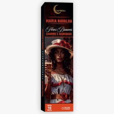 Imagem de Incensos Lua Natural 0% Carvao 10 Varetas Escolha Aroma Fragrancia:Mar