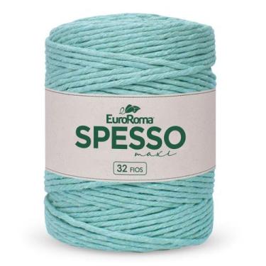Imagem de Barbante Spesso Maxi N32 4/32 191m 1kg Euroroma, VERDE ÁGUA CLARO
