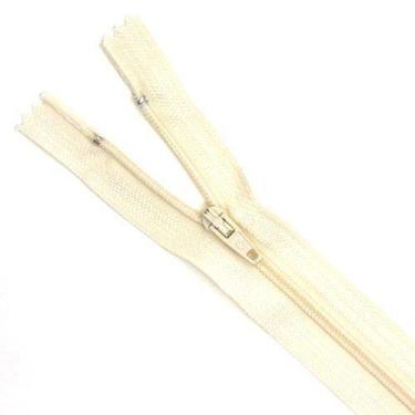 Imagem de Zíper de Nylon Fixo - 60 cm - CÍRCULO, 801 OFF WHITE