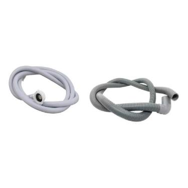 Imagem de Mangueira Entrada + Saída 3 Metros Lavalouças Brastemp 8serv