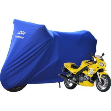 Imagem de Capa Protetora Para Cobrir Moto Triumph Sprint RS 955 - Mz, Azul