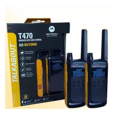 Imagem de Rádio Comunicador Talkabout 35km T470BR Amarelo/Preto MOTOROLA - Motor