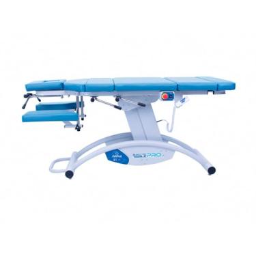 Imagem de Maca Elétrica Drop Base Branca com 04 Drops para Osteopatia e Quiropraxia - Arktus - Azul Claro