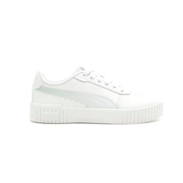 Imagem de PUMA Tênis infantil feminino Carina 2.0 Minted Lace Up Casual - Branco, Branco, 21