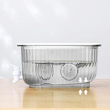 Imagem de Be Dispenser, Bebida Bebida Grande Capacidade de Produto Alimentar Com Torneira Em Casa Dispensador de Bebidas Recipiente Refrigerador Torneira Copo de água para Geladeira