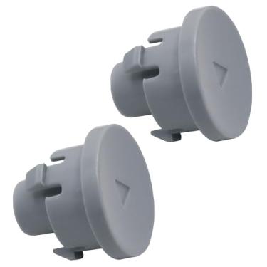 Imagem de 2 peças WE04X24719 Conjunto de botão de partida compatível com Hotpoint GE substitui 4587500 AP6034220 PS11766637