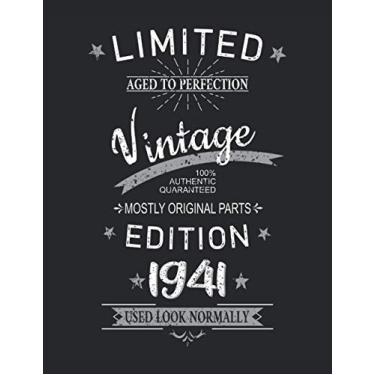 Imagem de 80th Birthday Limited 80 Years Edition 1941 Graphic Deko Vintage: PUZZLE BOOK - Funny retro birthday present, gift idea - A4 (8. 5x11) - 101 pages - ... sketch, planner, birthday, vintage, saying