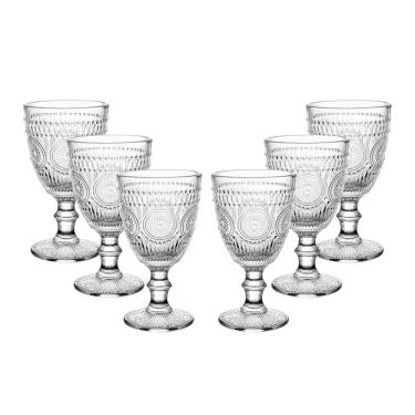 Imagem de Conjunto 6 Taças de Vidro Mandala 320ml - Wolff