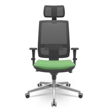 Imagem de Cadeira Brizza Presidente Tela Verde Musgo