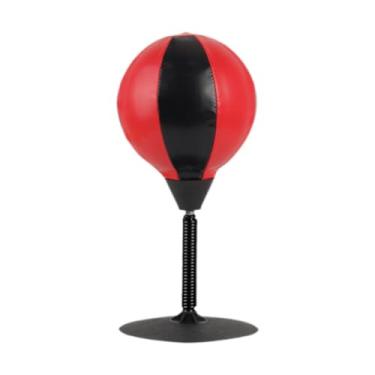 Imagem de rockible Desktop Punching Saco de mesa de mesa de boxe Ball Speed ​​Ball PU couro para exercícios