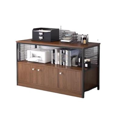 Imagem de LICONG-2020 Suporte de impressora, armário de arquivos, organizador multiarmazenamento, prateleira, prateleira, suporte de escritório para impressora (cor: A)