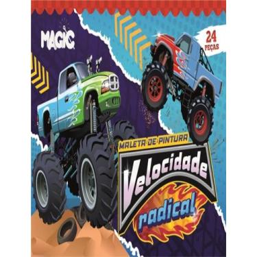 Imagem de Livro - Maleta De Pintura 24 Pcs - Carros - MAGIC KIDS, 0, 15 x 11
