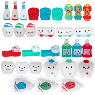 Imagem de Brinquedos de Personagens Dentais ArtCreativity - Conjunto com 25 Peça