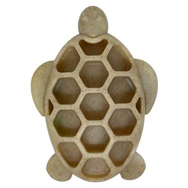 Imagem de SodaPup Tartaruga – Brinquedo durável para mastigar cães feito nos EUA de material de nylon não tóxico, seguro para animais de estimação, seguro para alimentos para estimulação mental, dentes limpos,
