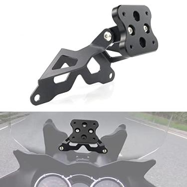Imagem de Xitomer Suporte GPS para DL650 DL1000 V-Strom 650 1000 2004-2011, compatível com Garmin/Tomtom, padrão AMPs, ângulo de visão ajustável