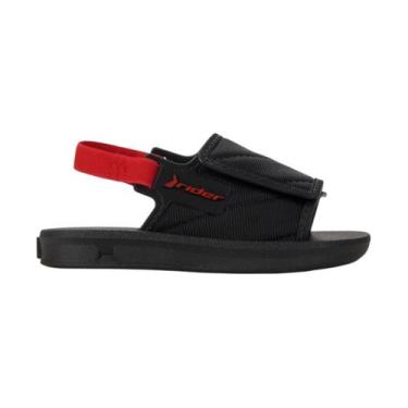 Imagem de Sandália Infantil Rider Street Slide Baby Com Ajuste Autocolante, Pret