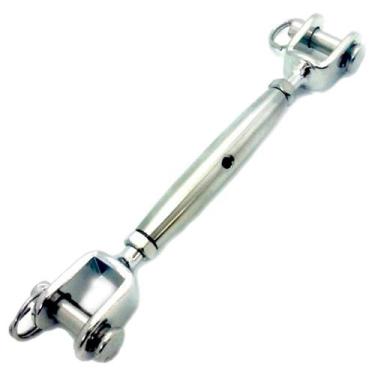 Imagem de Esticador Tubular Fêmea Fêmea 6mm Inox - Marine Importa