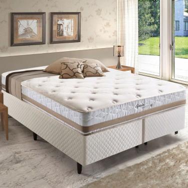 Imagem de Colchão Queen Size Meca Spain Maxspring D70 com Mola 193x203 Bege - Herval