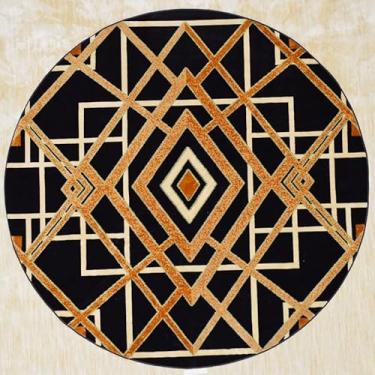 Imagem de Rosadecor, Tapete Redondo Marbella Elite Champagne Reims 200 cm