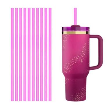 Imagem de 10 Canudo Para O Copo Da Barbie Compativel Reutilizavel 31cm - DB, Pin