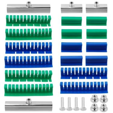 Imagem de FarBoat Conjunto de 16 etiquetas adesivas de nylon para puxar amassados automotivos dispensáveis ferramenta de reparo de amassados automotivos sem pintura, kit de remoção de amassados para reparo de